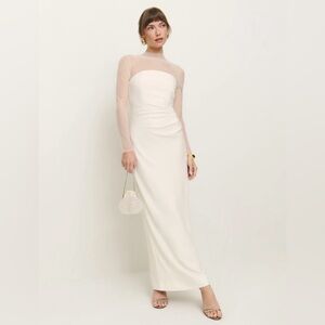 Reformation Adalia Dress Ivory - Size 4